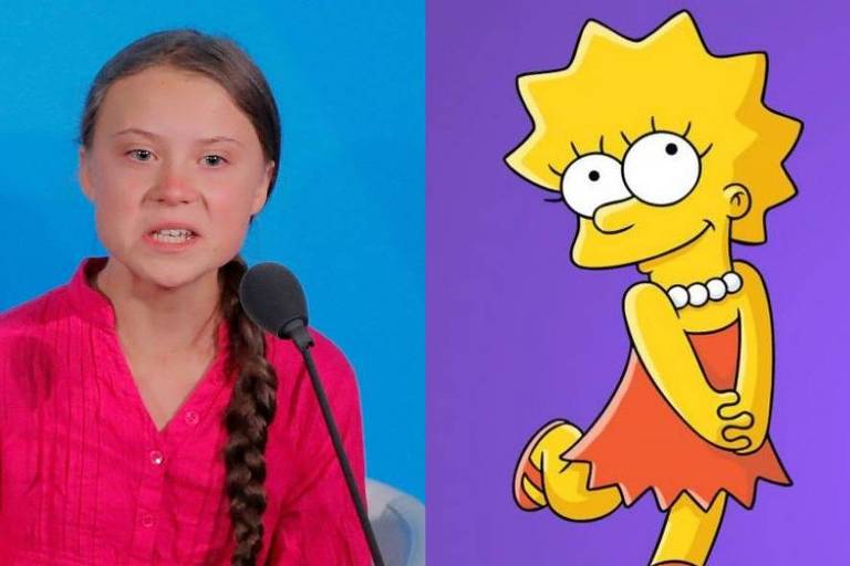Fãs de 'Simpsons' comparam Lisa à ativista Greta Thunberg