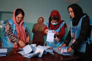AFGHANISTAN-KABUL-PRESIDENTIAL ELECTION-TALLYING