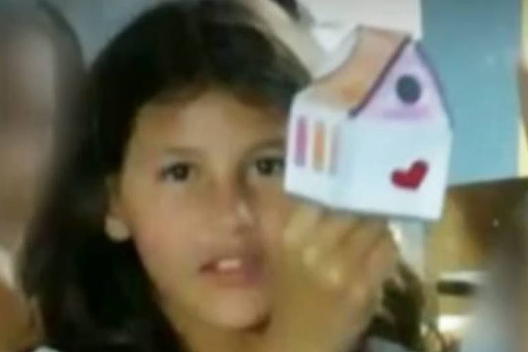 Raíssa Eloá Caparelli Dadona, 9, encontrada morta na tarde deste domingo (29) no Parque Anhanguera, na região de Perus