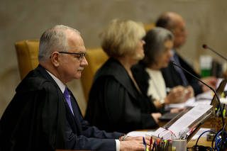 Edson Fachin, Rosa Weber, Cármen Lúcia e Gilmar Mendes no julgamento