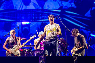 Show da banda Red Hot Chili Peppers no festival Rock in Rio 2019