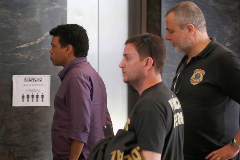 O auditor fiscal Marco Aurélio da Silva Canal, preso pela Polícia Federal durante a Operação Armadeira, no Rio de Janeiro