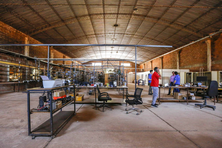 Instalações da empresa de Bitcoin Coin Py, em Ciudad del Este