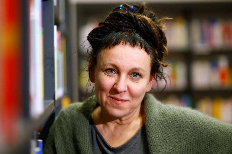 Olga Tokarczuk, que ganhou o prêmio Nobel de literatura em 2019