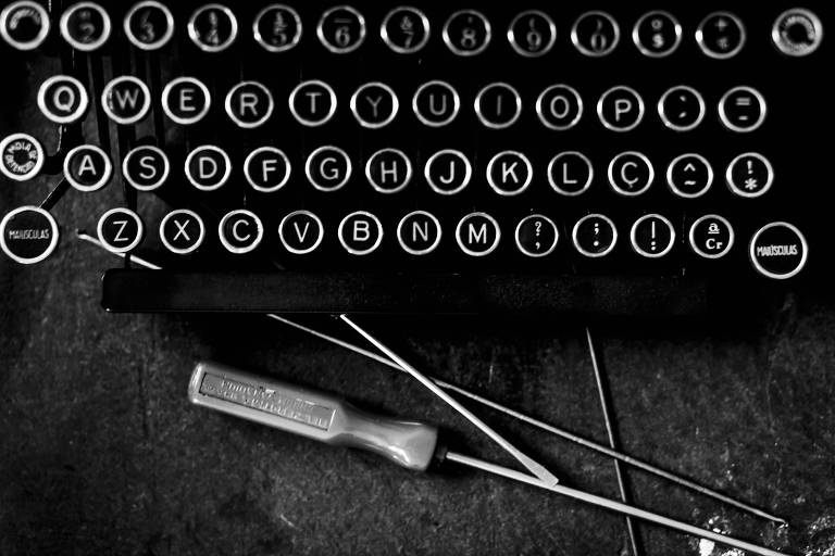 máquina escrever