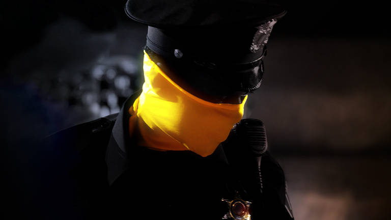 Cena da série 'Watchmen', da HBO