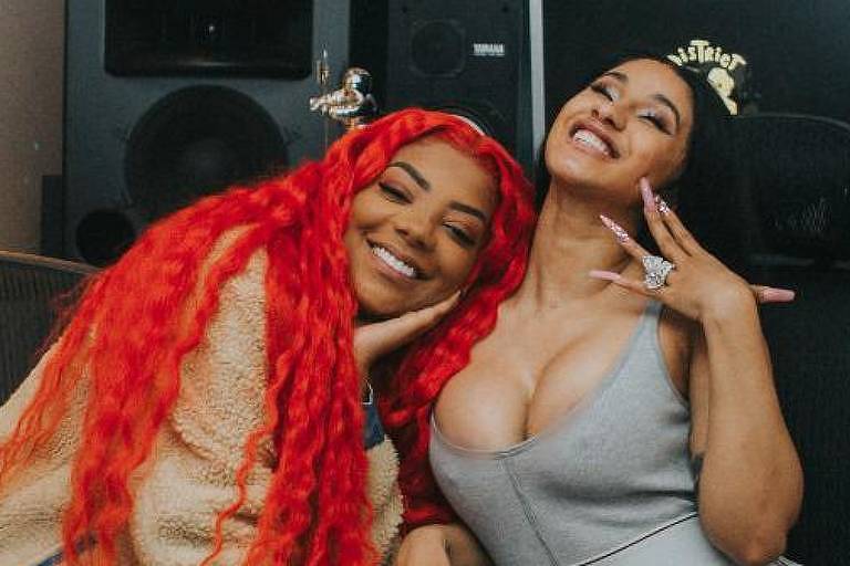 Ludmilla grava música com Cardi B