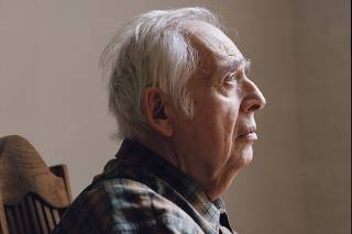 Harold Bloom, the imperious and convivial scholar and literary critic who died at 89 on Oct. 14, 2019, at his New York apartment on March 12, 2011. (Mark Mahaney/The New York Times)