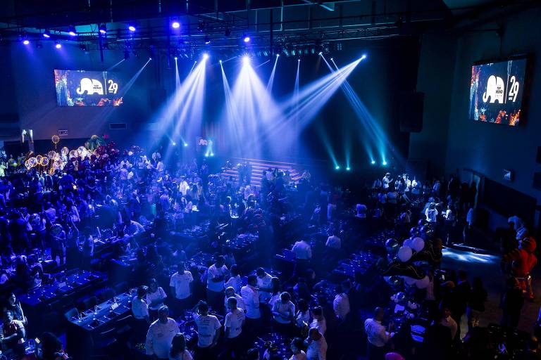 Festa de premiação Top Of Mind, realizada na casa de show Tom Brasil