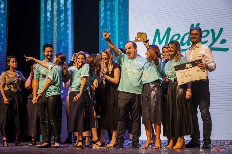 Festa de premiação Top Of Mind, realizada na casa de show Tom Brasil