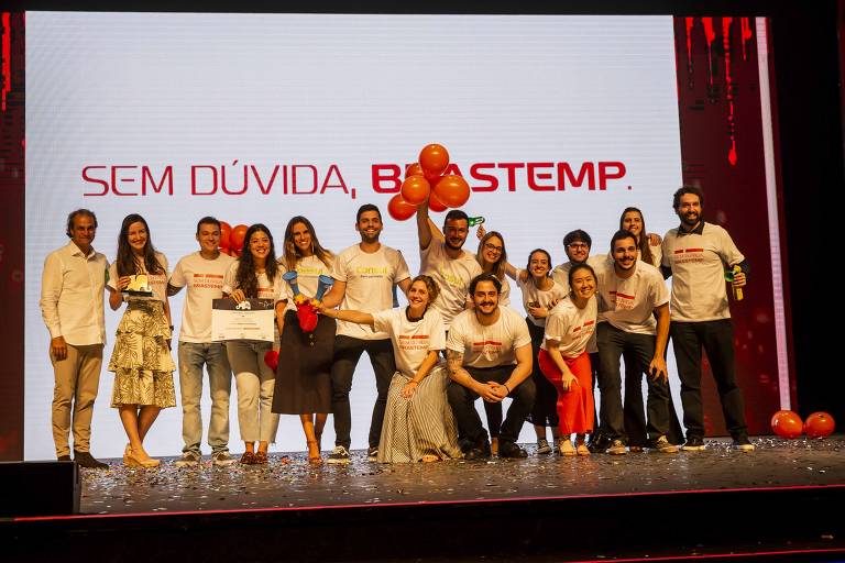 Festa de premiação Top Of Mind, realizada na casa de show Tom Brasil