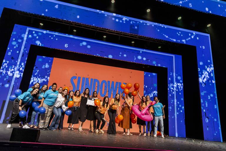 Festa de premiação Top Of Mind, realizada na casa de show Tom Brasil