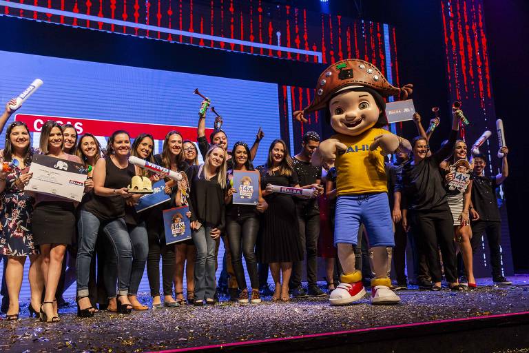 Festa de premiação Top Of Mind, realizada na casa de show Tom Brasil
