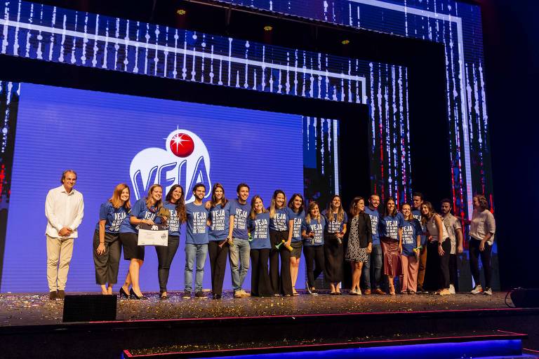 Festa de premiação Top Of Mind, realizada na casa de show Tom Brasil