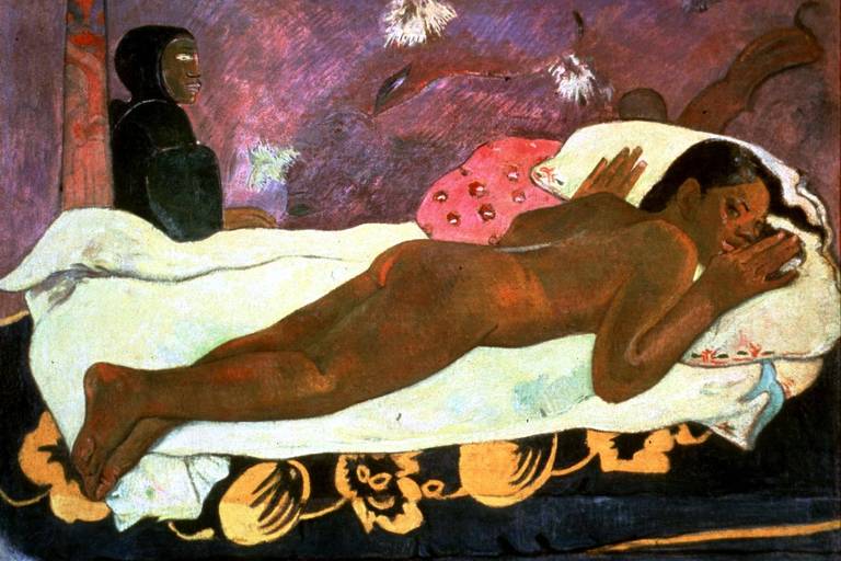 Quadro "Manao Tupapau", de Paul Gauguin
