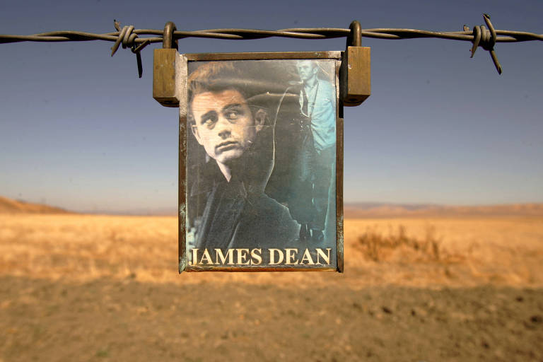 Imagem do ator James Dean