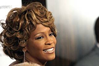 File photo of Whitney Houston attending the Clive Davis pre-Grammy party in Beverly Hills