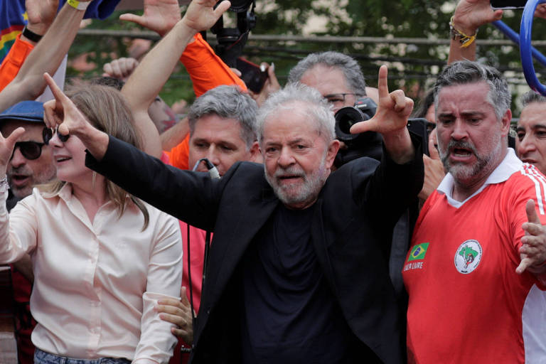 O ex-presidente Lula, em sindicato na Grande São Paulo 