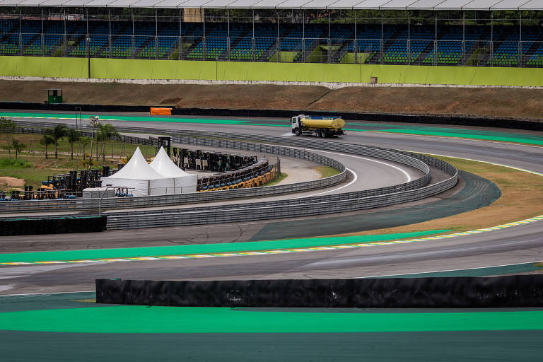 Autódromo recebendo últimos retoques para o GP de 2019
