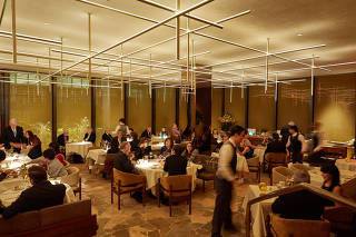 The dining room of the reopened Four Seasons Restaurant, in Manhattan.