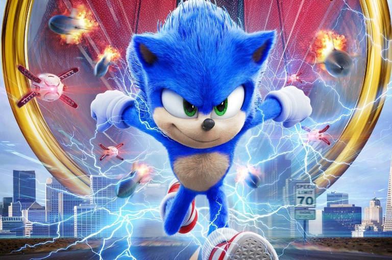 Filme Sonic the Hedgehog - 13/11/2019 - F5 - Fotografia - Folha de