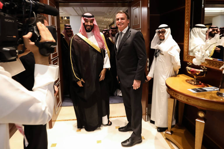 bolsonaro e principe saudita