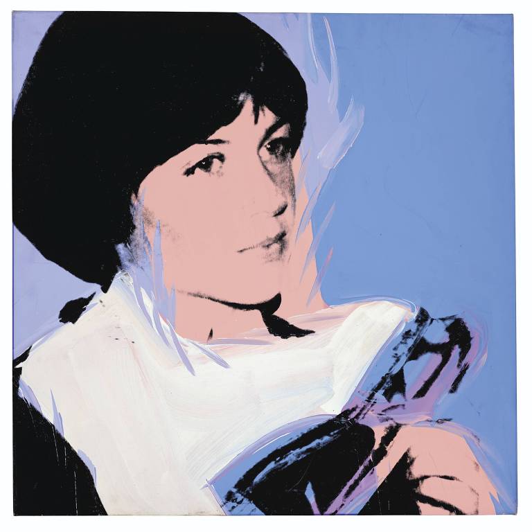 Retrato da patinadora Dorothy Hamill por Andy Warhol