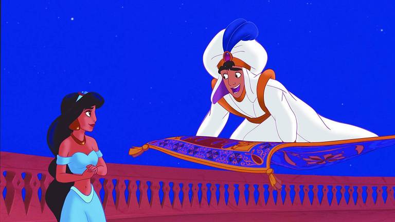 Cena do filme da Disney 'Aladim' (1992)