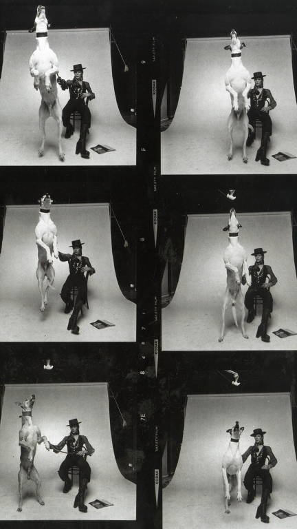 Fotografias de David Bowie feitas por Terry O'Neill para "Diamond Dogs" (1974) 