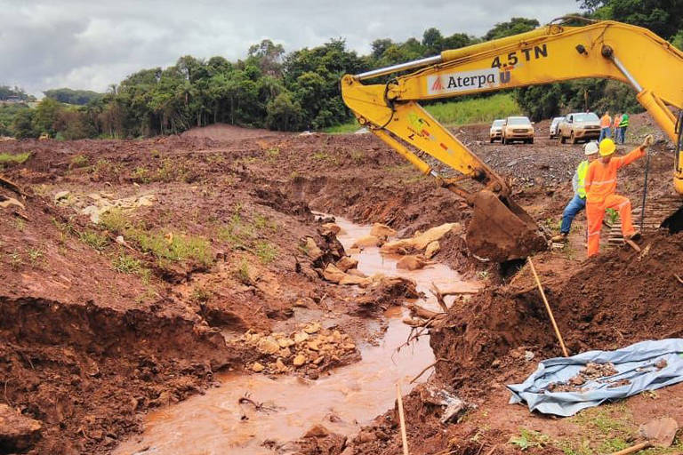 Local onde corpo da 255ª vítima identificada foi encontrado, em Brumadinho (MG); 255 morreram após rompimento de barragem da mineradora Vale