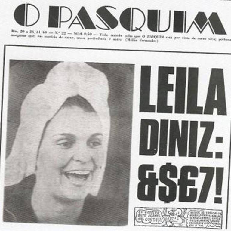 Leila Diniz na capa de O Pasquim em 1969