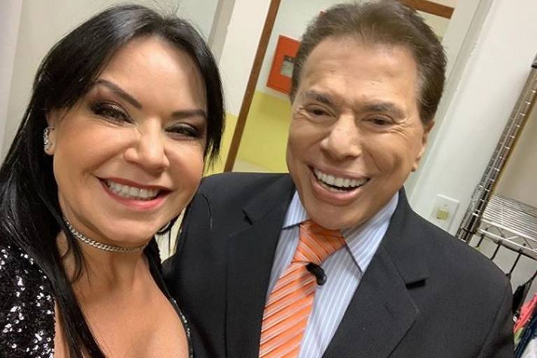 Flor junto com Silvio Santos