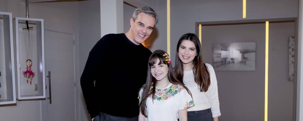 Da esq. para dir., Dalton Vigh, Sophia Valverde e Thais Melchior