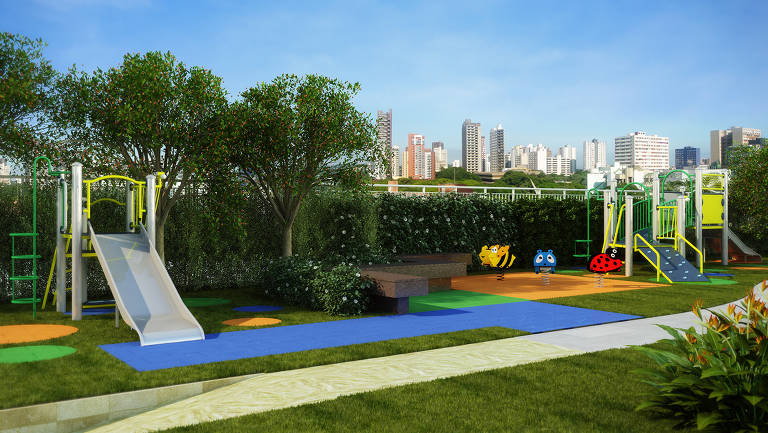 Perspectivado Playground do Caminhos da Lapa