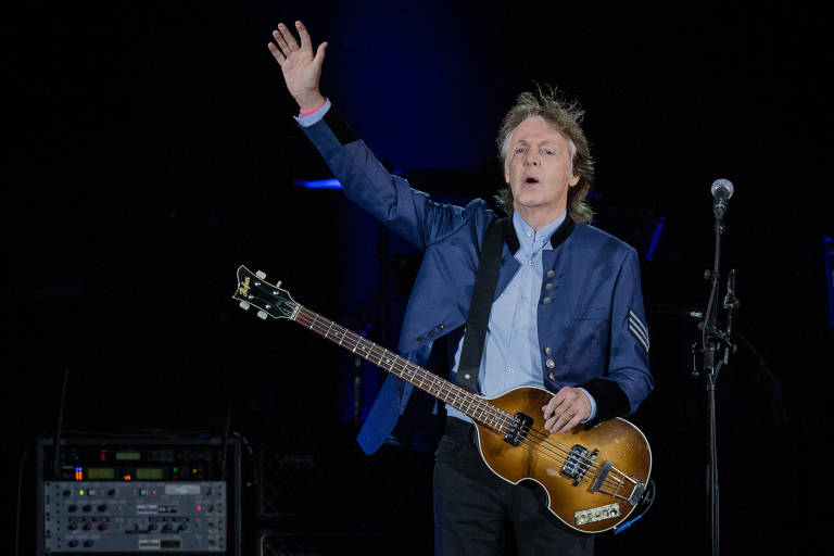 Show do cantor Paul McCartney, no estádio Allianz Parque, em São Paulo, em 2019