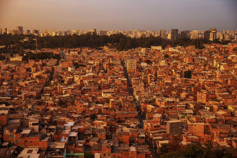 Favela de Paraisópolis, na zona sul de São Paulo