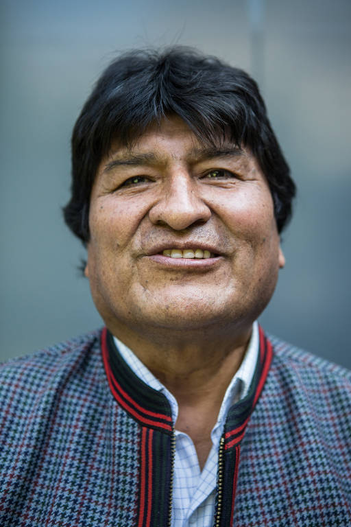 Evo Morales, ex-presidente da Bolívia, em entrevista à Folha