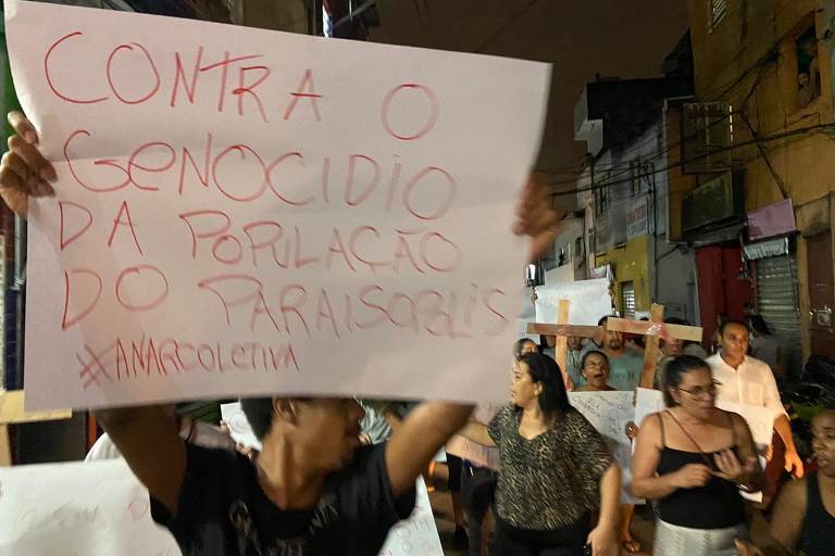 Moradores de Paraisópolis protestam contra ação que deixou 9 mortos