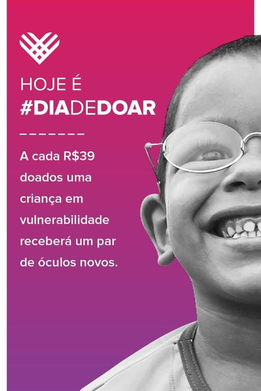 A ONG Renovatio utiliza as doações para realizar exames oftalmológicos e doar óculos a pessoas e crianças de maior vulnerabilidade social