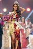 Miss Porto Rico Stephanie Del Valle se surpreende ao nome de Miss Mundo como Miss Filipinas Catriona Elisa Gray e Miss Quênia Evelyn Njambi Thungu assistem durante a Miss Mundo 2016 no concurso Miss Mundo 2016 em Oxen Hill, Maryland, EUA