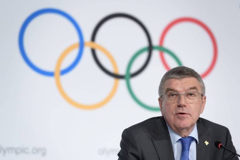 Presidente do COI, o alemão Thomas Bach deveria suspender a disputa dos Jogos Olímpicos de Tóquio