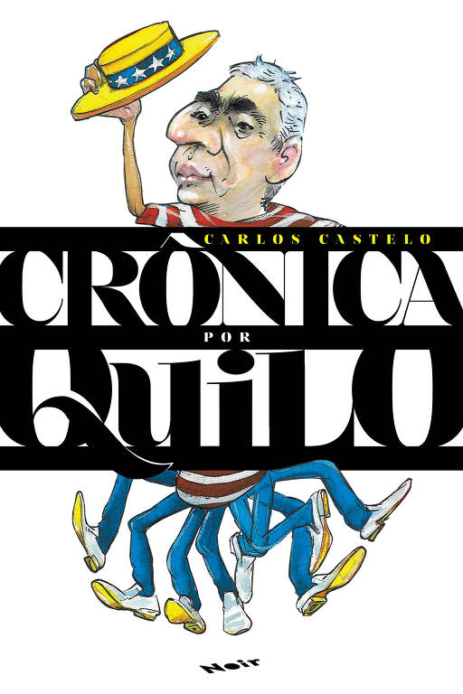 Capa do livro "Crônica por Quilo", de Carlos Castelo