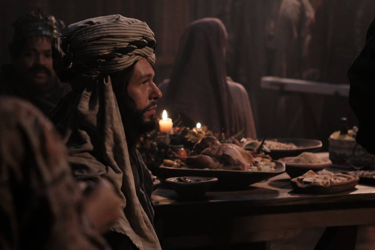 Cena do especial de natal da Netflix 'A Primeira Tentação de Cristo', feita pelo grupo Porta dos Fundos