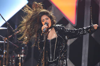 Camila Cabello performs during the iHeartRadio Jingle Ball concert at Madison Square Garden in Manhattan