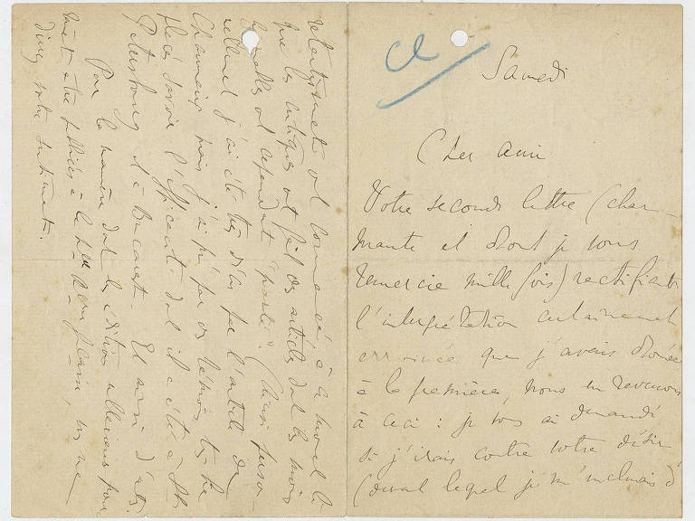 carta manuscrita