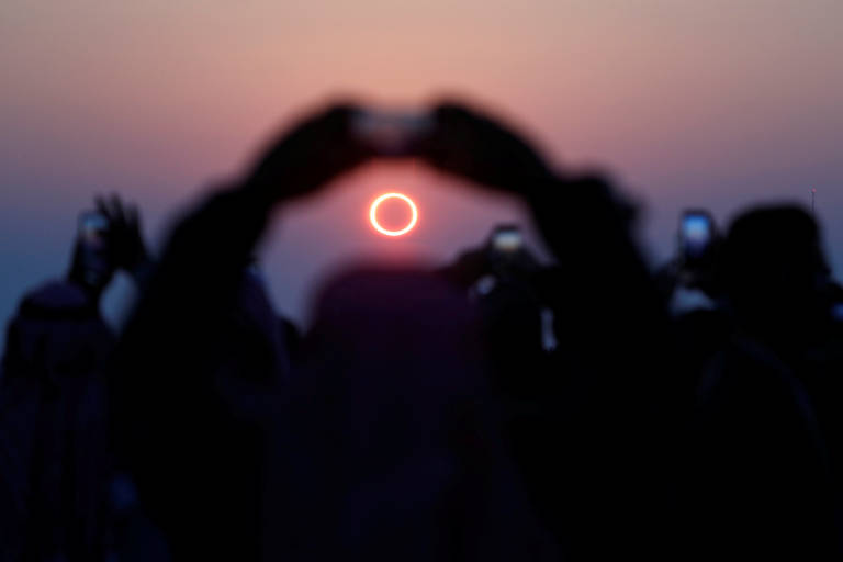 Eclipse encanta parte da Ásia e Oriente Médio