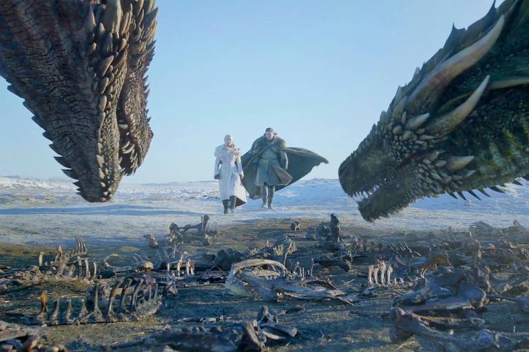 Emilia Clarke e Kit Harington encabeçaram a trama da última temporada de ‘Game of Thrones’
