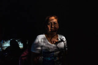 Diana Lacayo, who took part in a hunger strike in a church, in Masaya, Nicaragua, Dec. 5, 2019.(Cesar Rodriguez/The New York Times)