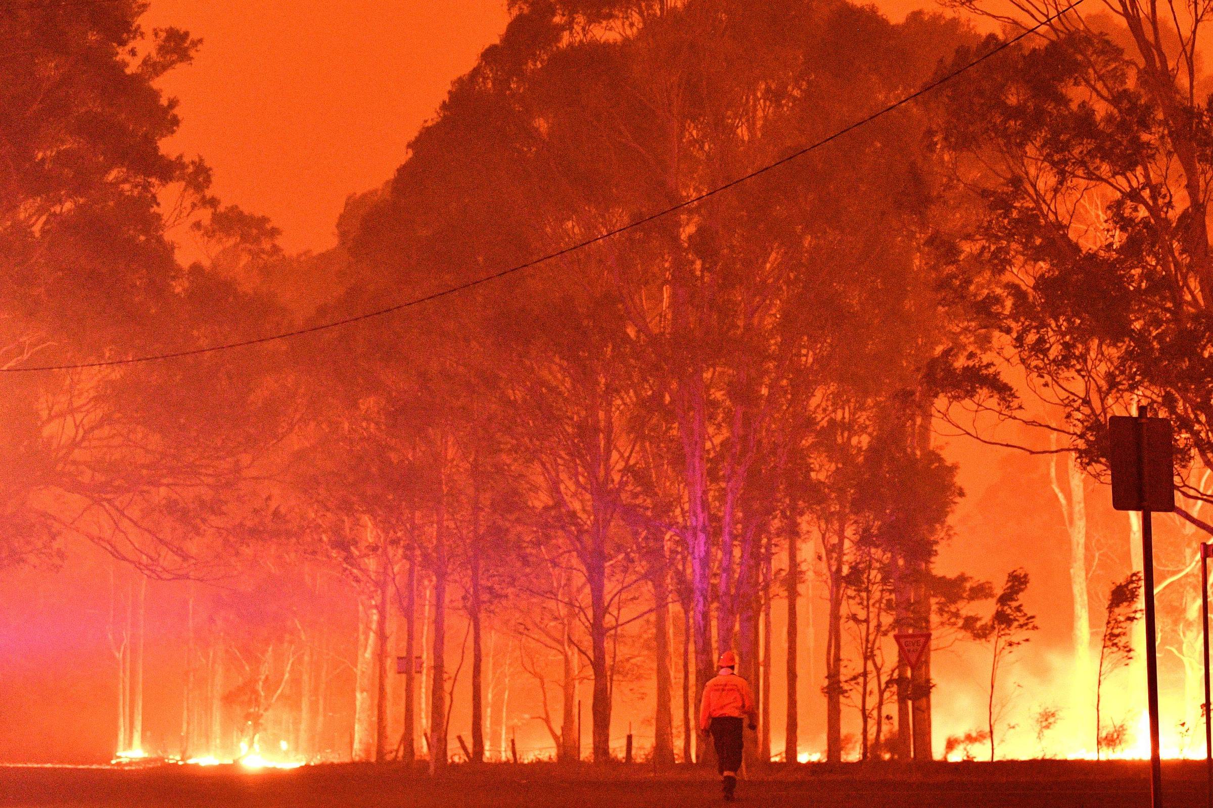 Turistas Se Refugiam Em Praias Para Escapar De Incêndios Na Austrália ...