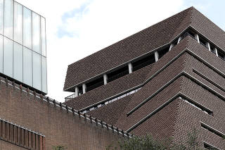 FILE PHOTO: The Tate Modern, including the 10th-floor viewing platform from where a six-year-old child was reportedly thrown, is seen in London
